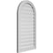 Ekena Millwork Round Top Surface Mount PVC Gable Vent: Functional, w/ 2"W x 1-1/2"P Brickmould Frame, 22"W x 40"H GVPRT22X4002SF - alternate 4